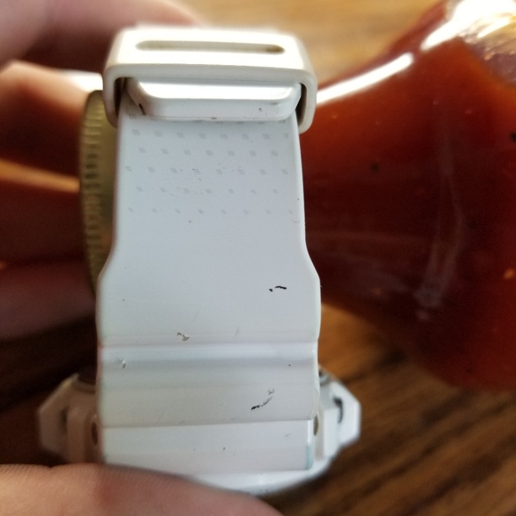 Casio 3230 Black Screen All White Watch Eminem - Picture 6 of 7